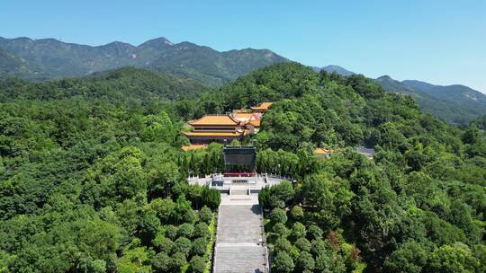 南岳衡山万寿大鼎福寿寺航拍