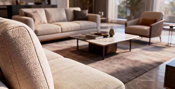 现代风格客厅沙发家具展示