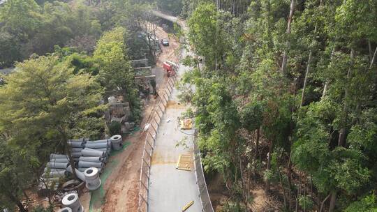 城市天桥建设航拍视频素材模板下载