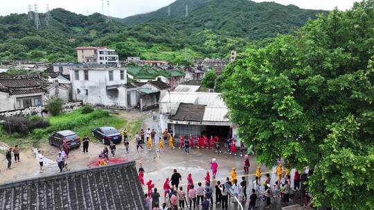 中国广东省揭阳市普宁市益岭村英歌舞