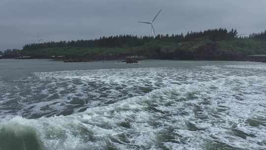 海南龙门激浪海岸航拍