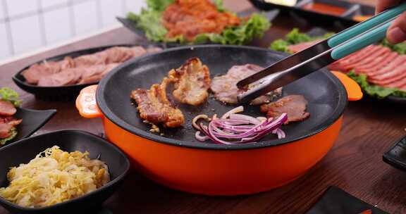 美食韩式烤肉