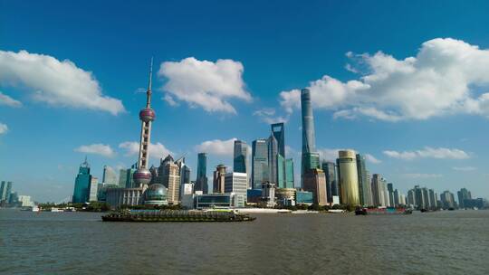 上海外滩延时4.5K实拍视频素材模板下载