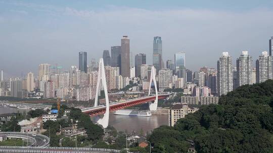 重庆渝中区解放碑城市空镜头视频素材模板下载