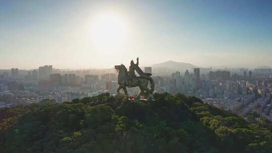 泉州大坪山郑成功航拍