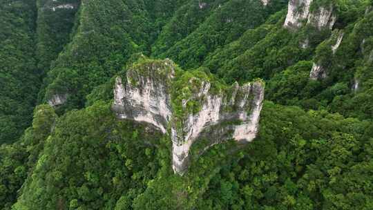 世界遗产地喀斯特 施秉云台山 白云岩山峰