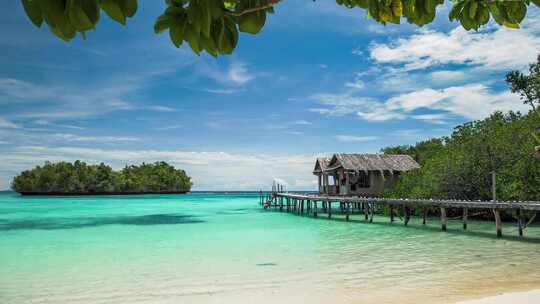 印度尼西亚， Raja Ampat，海滩