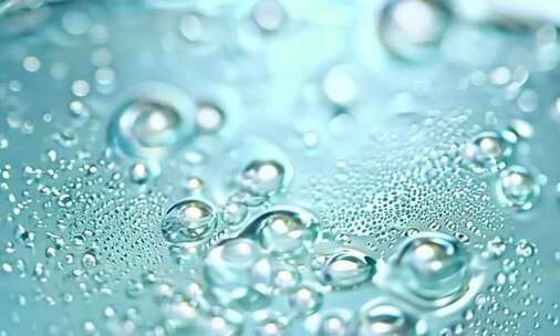 微距水滴气泡素材