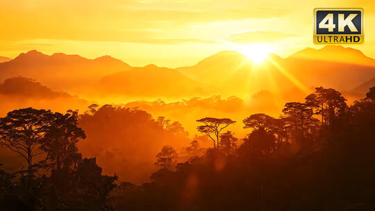 热带雨林大自然风景旅游天然氧吧视频素材1