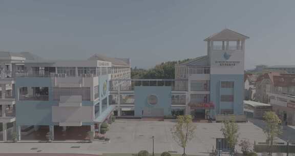 福建省厦门市思明区塔头社滨海小学航拍