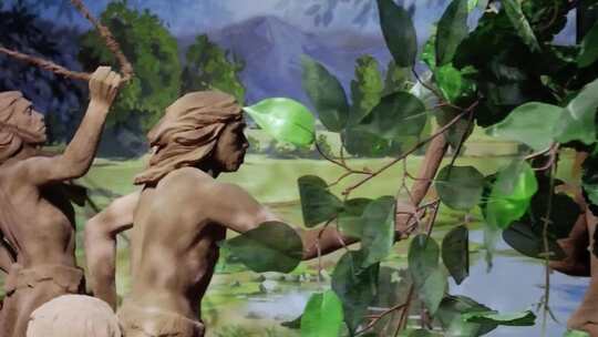 原始人狩猎打制石器最早“猎马人”许家窑人