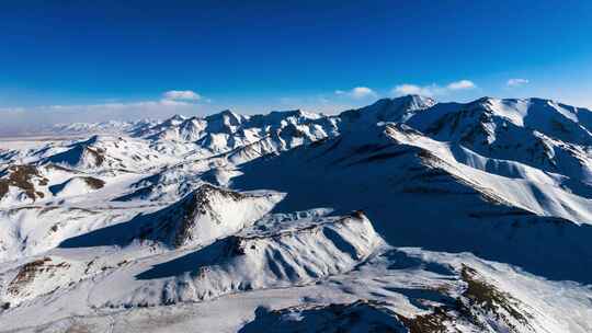 雪山航拍延时