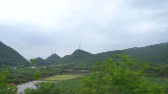 贵州省贵阳市春天高速风景