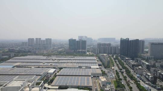 广州增城工业区航拍