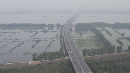 南京浦口科创广场航拍大楼风景