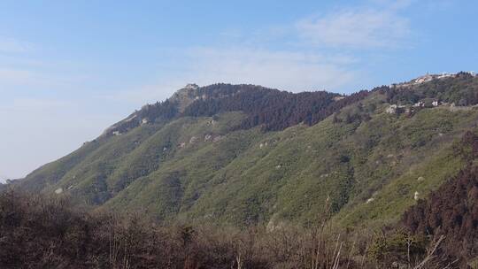 2023年正月初四南岳祝融峰南天门山峰远景