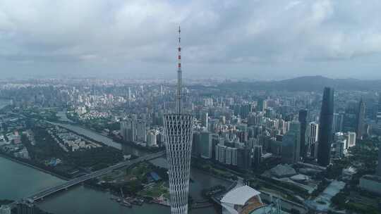 广州塔05-2020-7-12_视频素材模板下载
