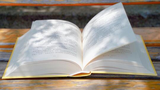 读书看书 书本翻页