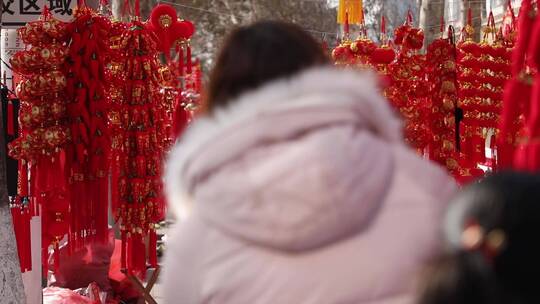 春节过年节日氛围，年味视频素材