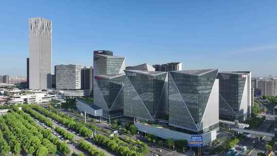 上海前滩商务楼群