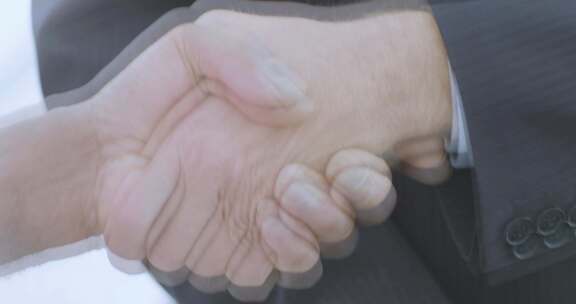 商务签约 合作握手