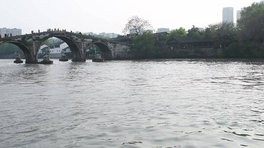 杭州京杭大运河视频素材