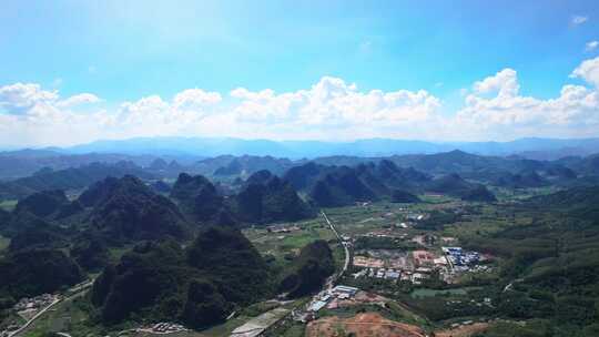 清远英德英西峰林喀斯特日出 山水 山