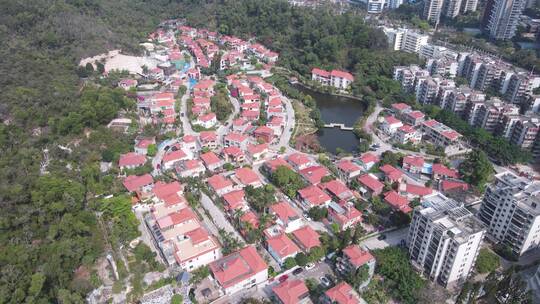 珠海城市房地产建筑别墅视频素材模板下载