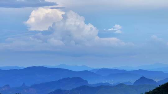 航拍中国福建武夷山美丽风景