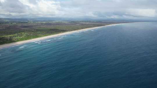 拜伦湾贝隆吉尔海滩宁静的海景，新南威尔士
