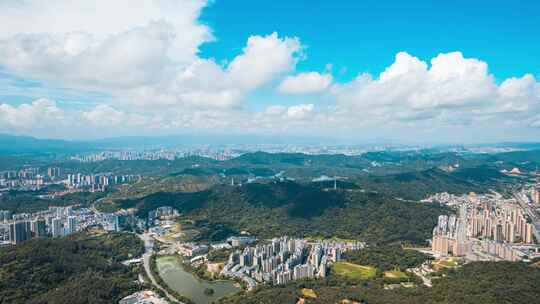 8K震撼广东惠州西湖红花湖5A景区航拍延时