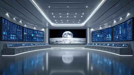 未来科技控制中心数据监控大屏