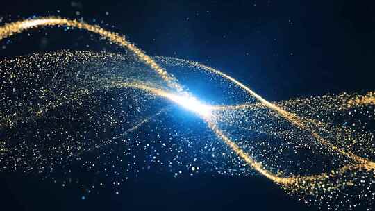 绚丽粒子特效背景