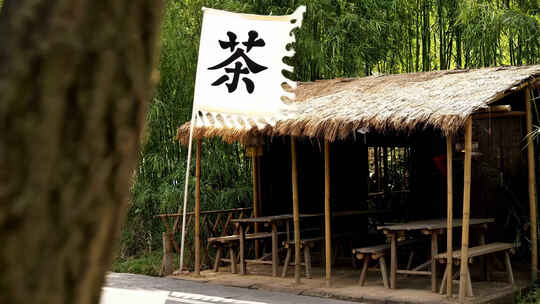 竹林茶舍以茶会友
