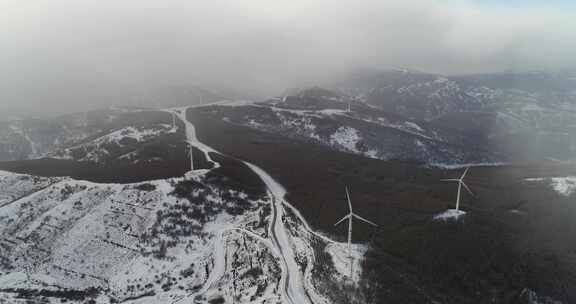 张家口崇礼雪山森林4k