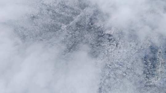 南太行伏牛山雪景雾凇云海自然风光