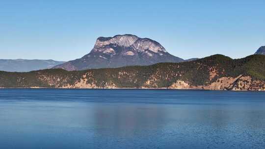 泸沽湖湖光山色湖泊蓝天山川