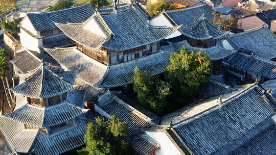 雄伟壮观的古建筑群——云南腾冲文昌宫视频素材模板下载