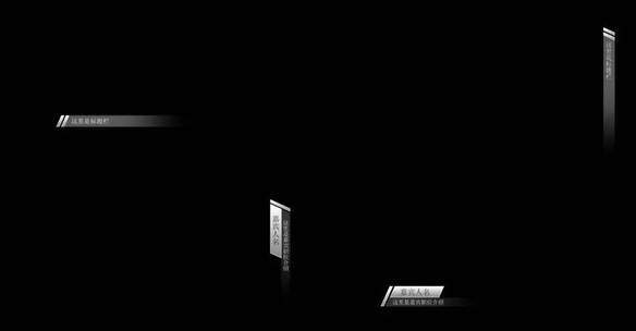 访谈节目简约包装标题栏