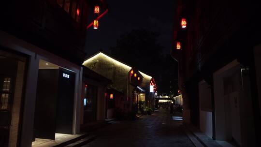 杭州桥西历史文化街区夜景