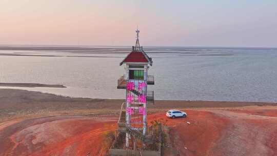 鄱阳湖日落全景