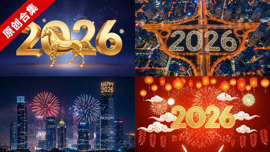 2026马年春节喜庆片头片尾素材