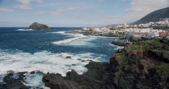 Garachico，特内里费岛，海洋，海