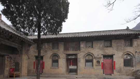 山西长治浊漳河谷龙门寺古建筑分镜素材