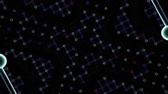 数字网络连接线VJ环路视频素材模板下载