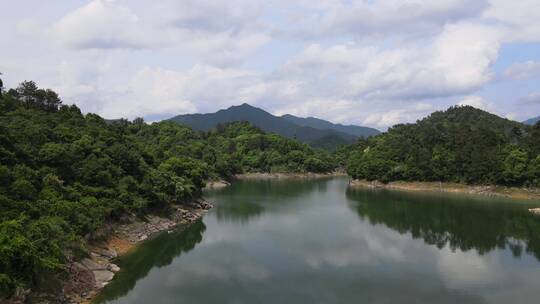 中国杭州千岛湖鸟瞰