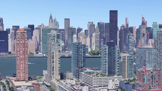美国纽约城市高楼大厦-纽约时代广场美国视频素材模板下载