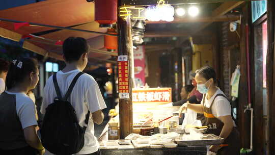 深圳甘坑古镇小吃美食店