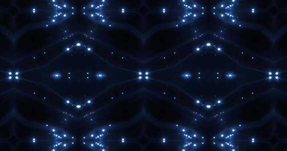 30 4K蓝色红色粒子运动背景