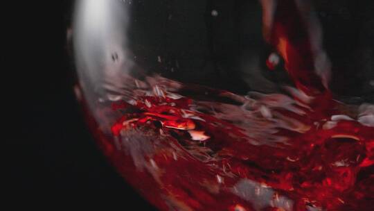 红酒倒进酒杯特写慢镜头视频素材视频素材模板下载